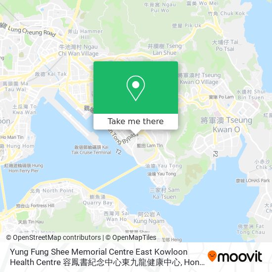 Yung Fung Shee Memorial Centre East Kowloon Health Centre 容鳳書紀念中心東九龍健康中心 map