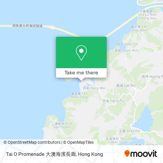 Tai O Promenade 大澳海濱長廊 map