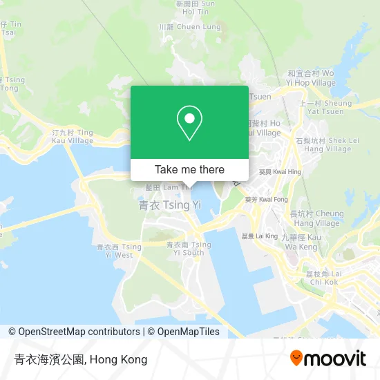 青衣海濱公園 map