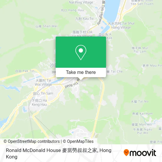Ronald McDonald House 麥當勞叔叔之家 map