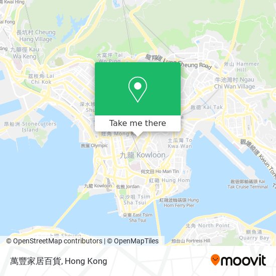萬豐家居百貨地圖