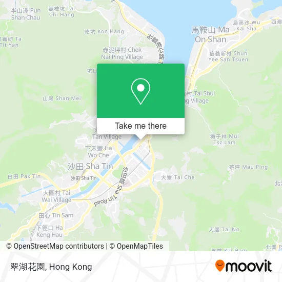 翠湖花園地圖