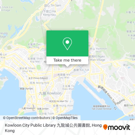 Kowloon City Public Library 九龍城公共圖書館地圖