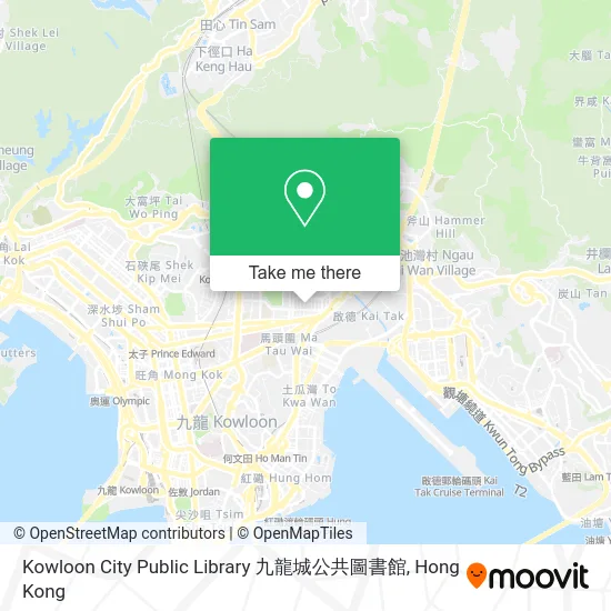 Kowloon City Public Library 九龍城公共圖書館 map
