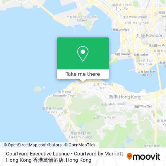 Courtyard Executive Lounge • Courtyard by Marriott Hong Kong 香港萬怡酒店 map