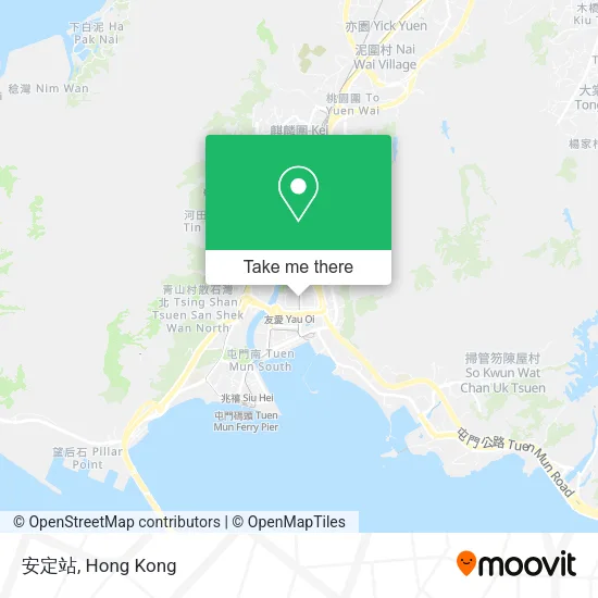 安定站地圖