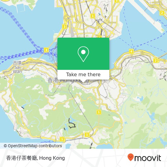 香港仔茶餐廳地圖