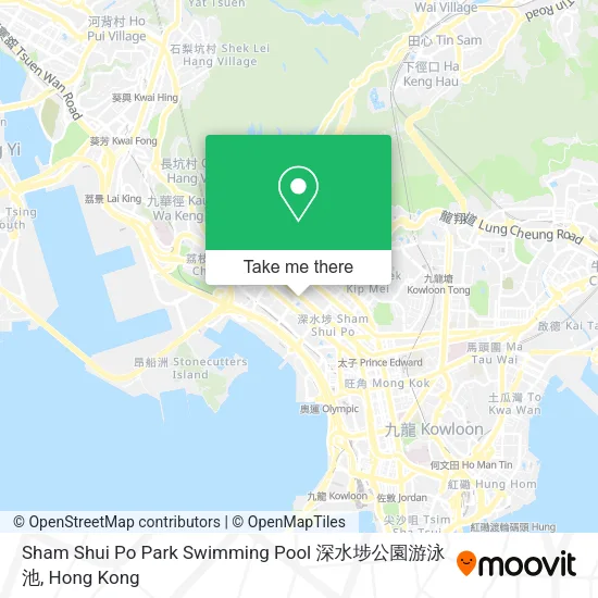 Sham Shui Po Park Swimming Pool 深水埗公園游泳池地圖