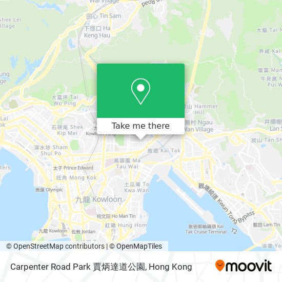 Carpenter Road Park 賈炳達道公園 map