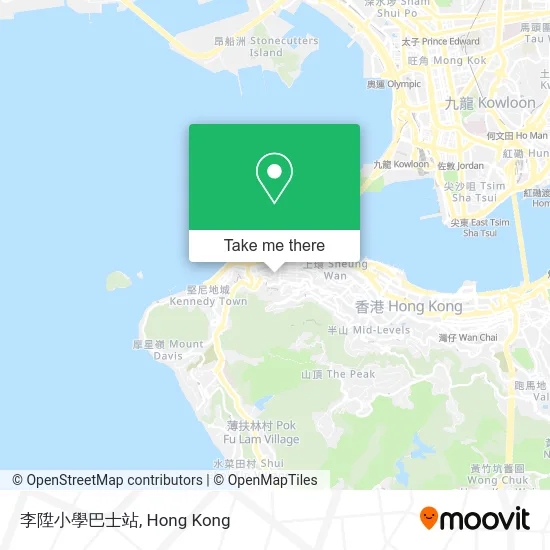 李陞小學巴士站 map