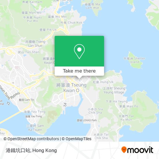 港鐵坑口站 map