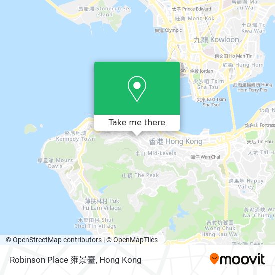 Robinson Place 雍景臺 map