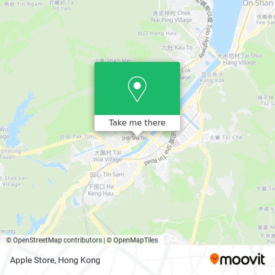 Apple Store map