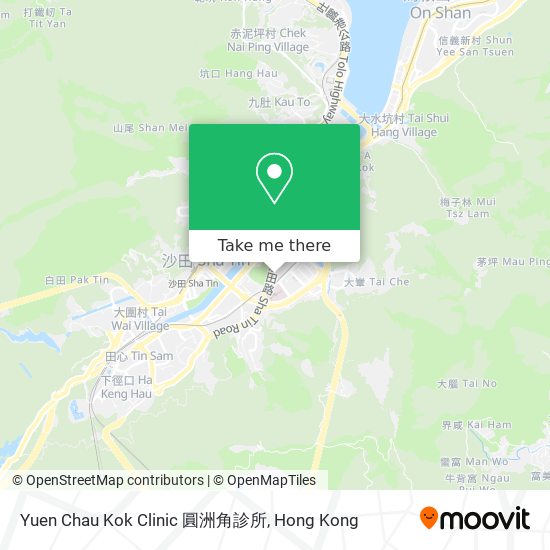 Yuen Chau Kok Clinic 圓洲角診所 map