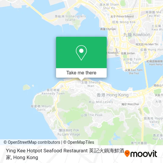 Ying Kee Hotpot Seafood Restaurant 英記火鍋海鮮酒家 map