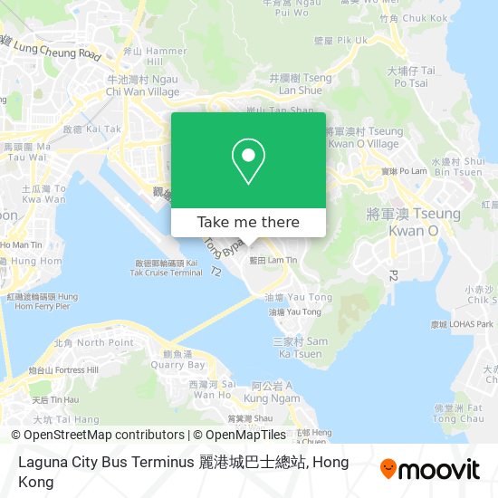 Laguna City Bus Terminus 麗港城巴士總站 map