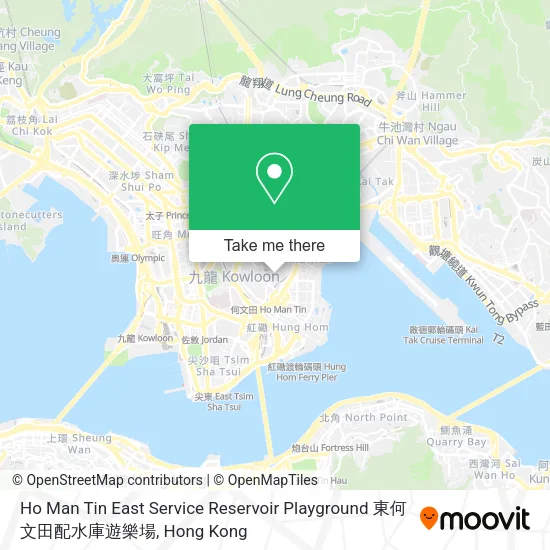 Ho Man Tin East Service Reservoir Playground 東何文田配水庫遊樂場 map