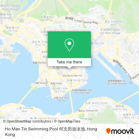 Ho Man Tin Swimming Pool 何文田游泳池 map
