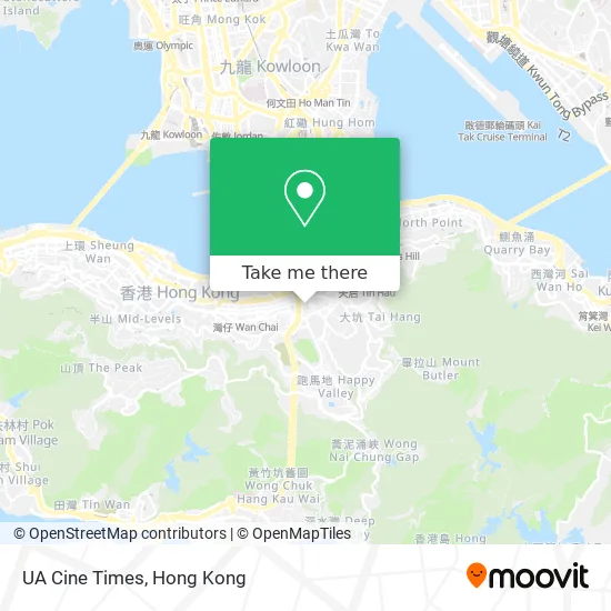 UA Cine Times map
