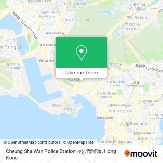 Cheung Sha Wan Police Station 長沙灣警署 map