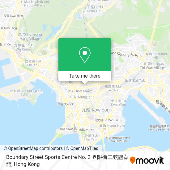 Boundary Street Sports Centre No. 2 界限街二號體育館 map