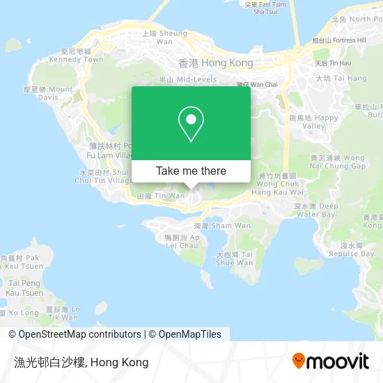 漁光邨白沙樓地圖
