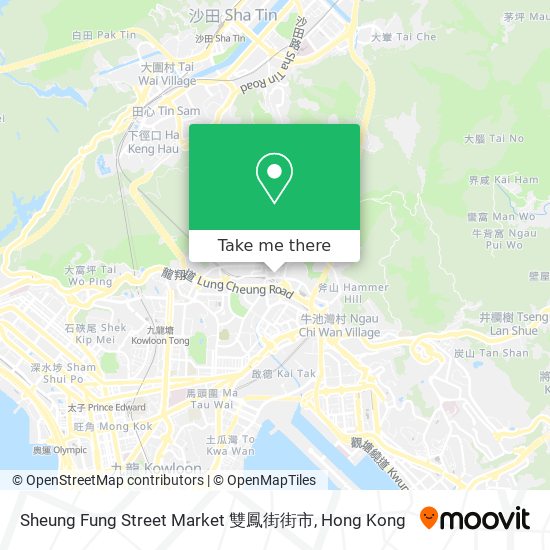 Sheung Fung Street Market 雙鳳街街市 map