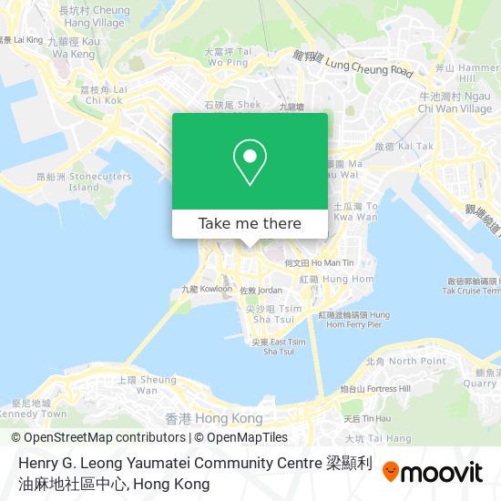 Henry G. Leong Yaumatei Community Centre 梁顯利油麻地社區中心 map