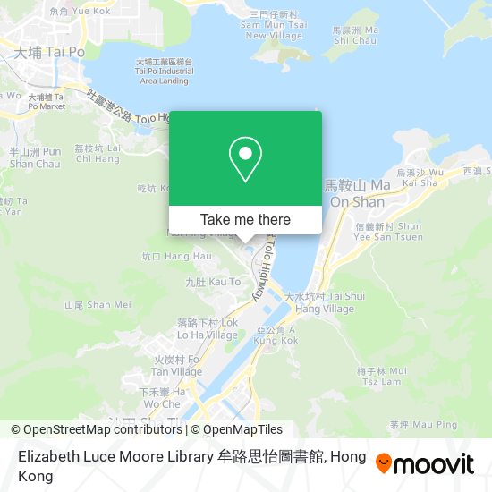 Elizabeth Luce Moore Library 牟路思怡圖書館地圖