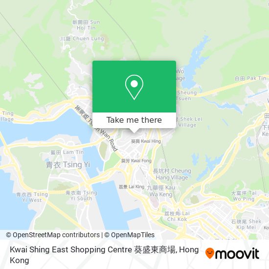 Kwai Shing East Shopping Centre 葵盛東商場 map