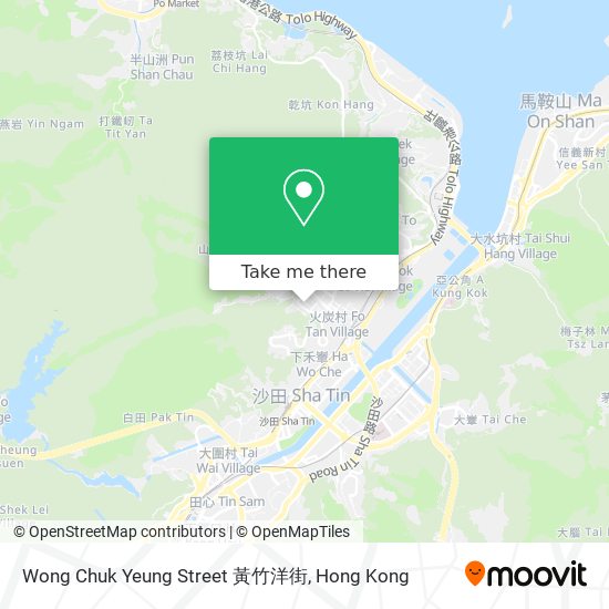 Wong Chuk Yeung Street 黃竹洋街 map