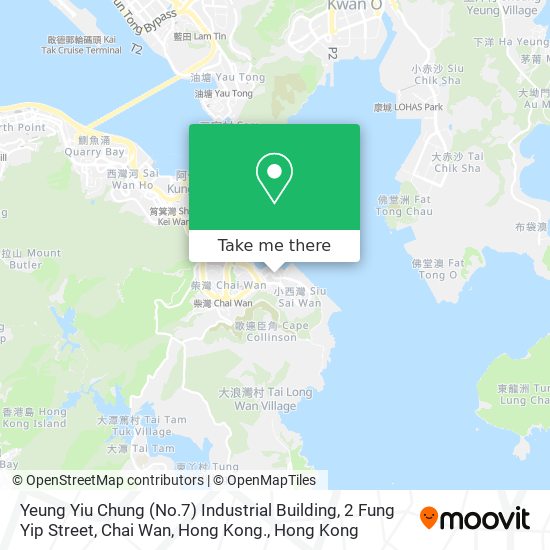 Yeung Yiu Chung (No.7) Industrial Building, 2 Fung Yip Street, Chai Wan, Hong Kong. map