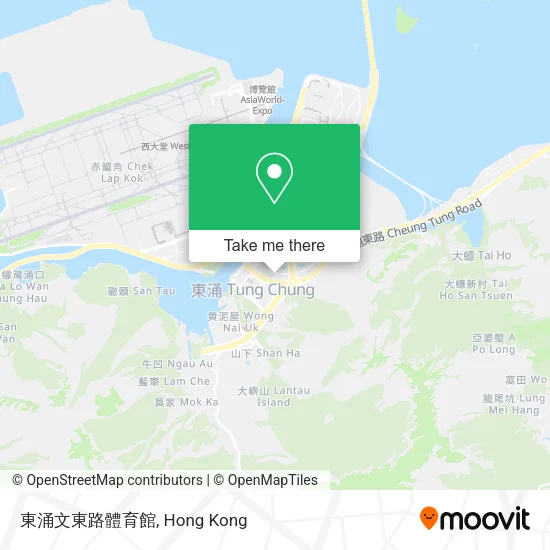 東涌文東路體育館地圖