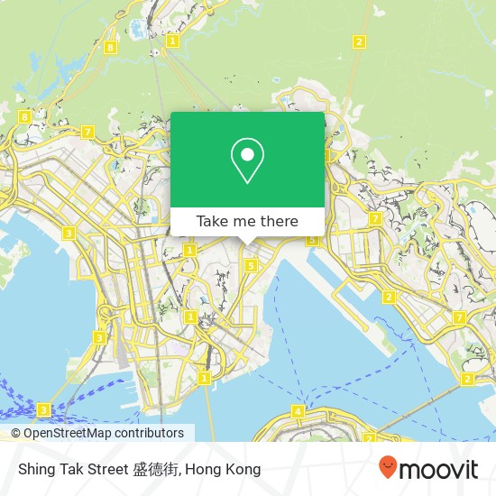 Shing Tak Street 盛德街地圖