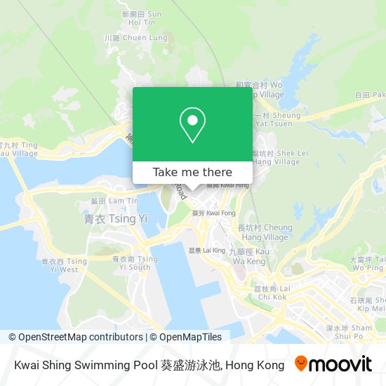 Kwai Shing Swimming Pool 葵盛游泳池 map
