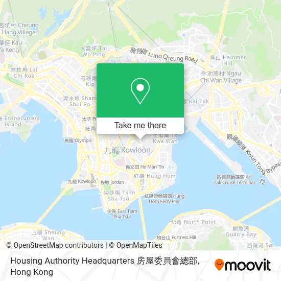 Housing Authority Headquarters 房屋委員會總部 map
