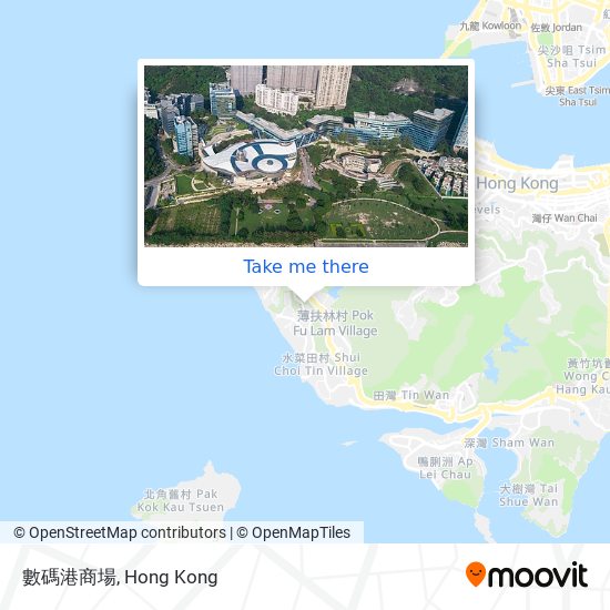 數碼港商場 map