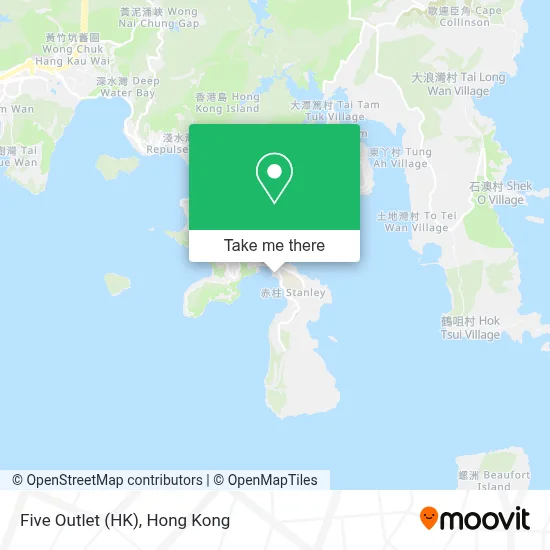 Five Outlet (HK) map