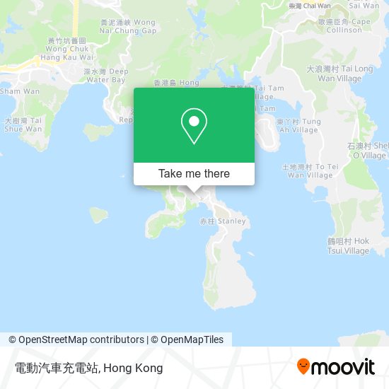 電動汽車充電站 map