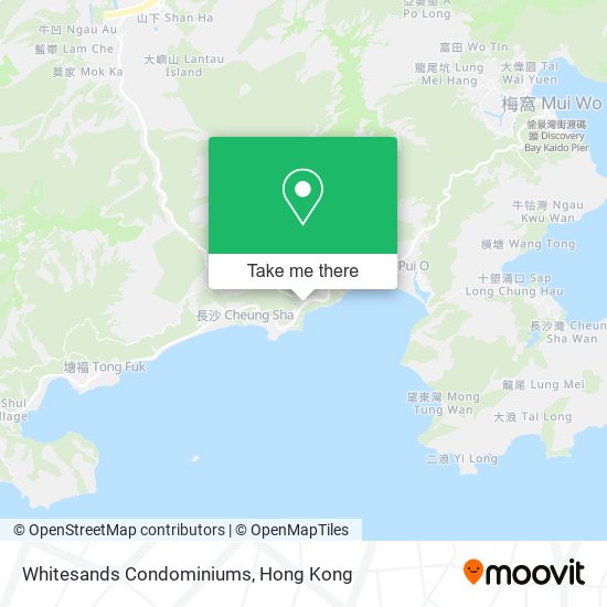 Whitesands Condominiums map
