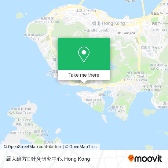 嚴大維方針灸研究中心 map