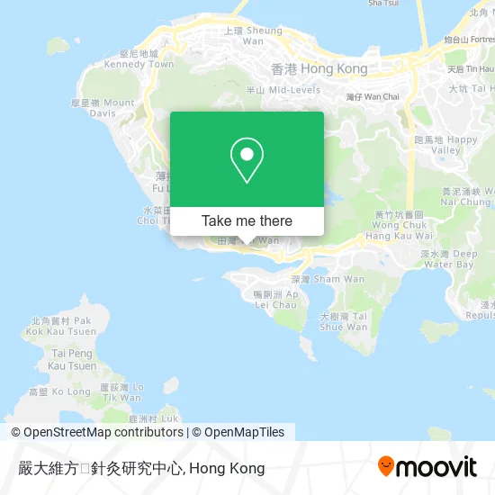 嚴大維方針灸研究中心 map