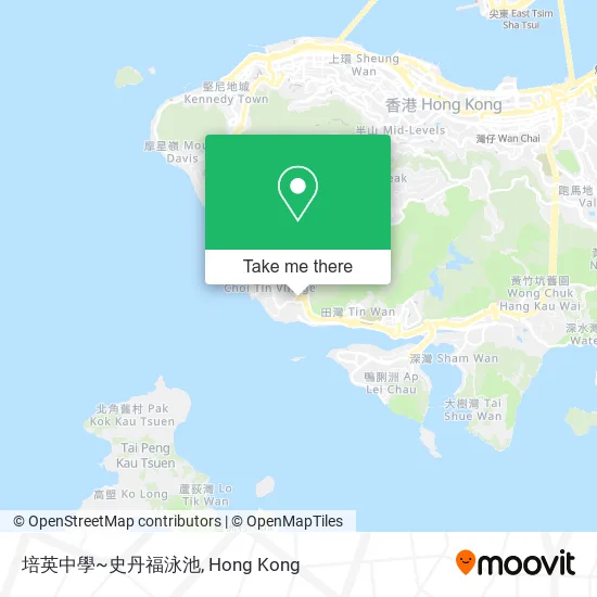 培英中學~史丹福泳池地圖