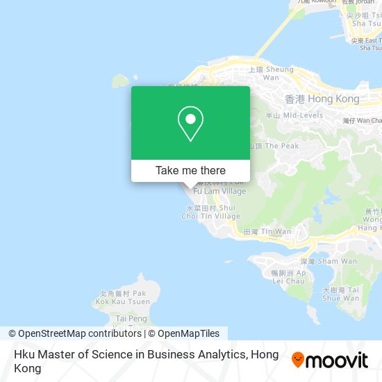 Hku Master of Science in Business Analytics map