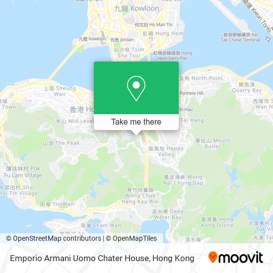 Emporio Armani Uomo Chater House map