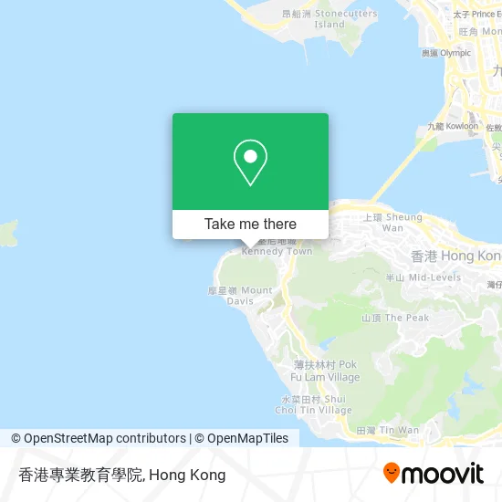 香港專業教育學院地圖