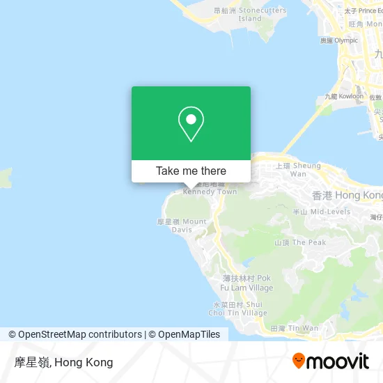 摩星嶺 map