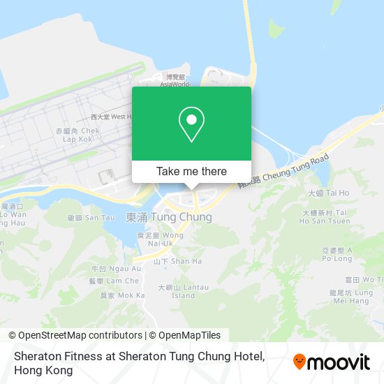 Sheraton Fitness at Sheraton Tung Chung Hotel地圖