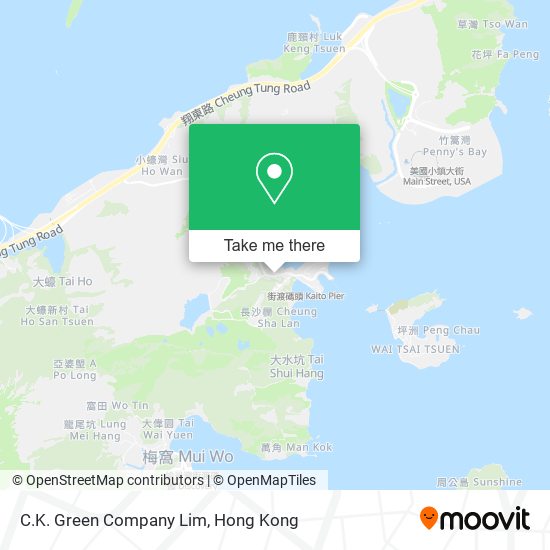 C.K. Green Company Lim map