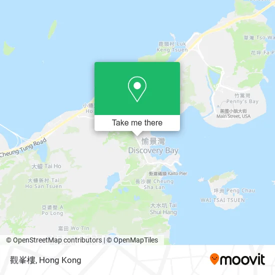 觀峯樓 map